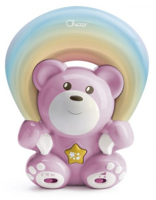Chicco First Dreams Rainbow Bear 0 Months and + - Colour: Pink