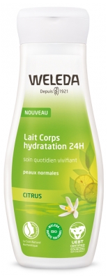 Weleda Lait Corps Hydratation 24H au Citrus 200 ml