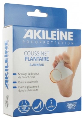Akileïne Podoprotection Plantar Pad with Ring 2 Units