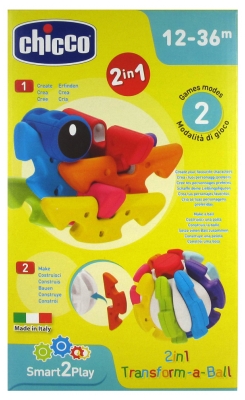 Chicco Smart2Play 2in1 Transform-a-Ball 12-36 Months