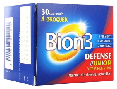 Bion 3 Défense Junior 30 Comprimés à Croquer