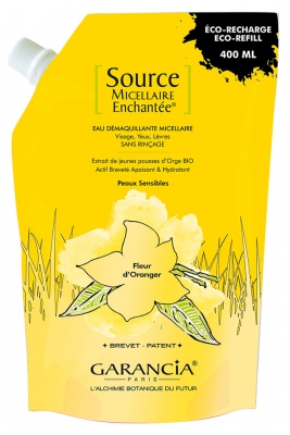 Garancia Kouzelný micelární zdroj Odličovací micelární voda Květ pomerančovníku Eko-doplnění 400 ml