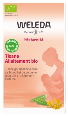 Weleda Maternité Breastfeeding Herbal Tea Fennel Verbena Organic 20 Sachets