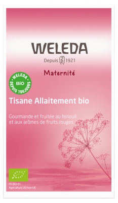 Weleda Maternidade Chá de Amamentação Aromas de Frutos Vermelhos e Framboesa Bio 20 Saquetas