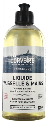 La Corvette Liquide Vaisselle & Mains au Savon de Marseille 500 ml