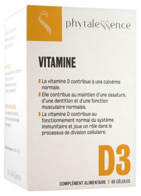 Phytalessence Vitamin D3 60 Capsules