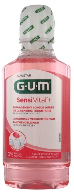 GUM Sensivital+ Collutorio Fluorato 300 ml