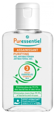 Puressentiel Sanitisationsmittel Antibakterielles Gel mit 3 ätherischen Ölen 100 ml