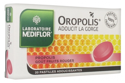 Médiflor Oropolis Softening Lozenges for the Throat 20 Lozenges - Taste: Red Fruits