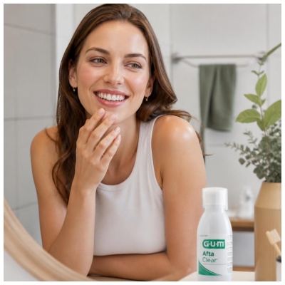 Apa de gură GUM Afta Clear 120 ml