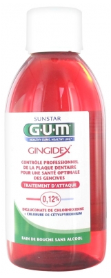 GUM Gingidex Short Term Treatment Mouthwash 300ml