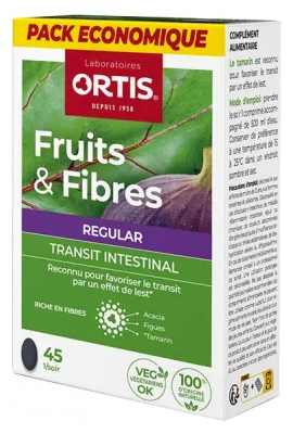 Ortis Fruits & Fibres Regular 45 Comprimés