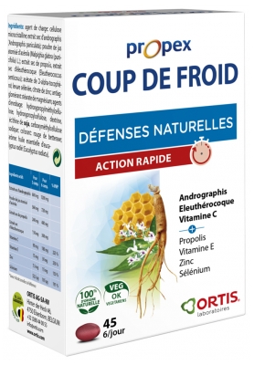 Ortis Propex Golpe de Frio 45 Comprimidos