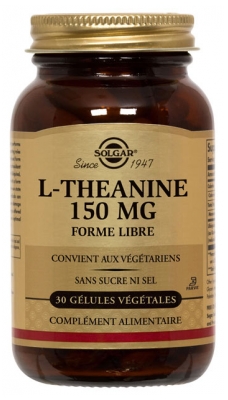 Solgar L-Theanine 150mg 30 Vegetable Capsules
