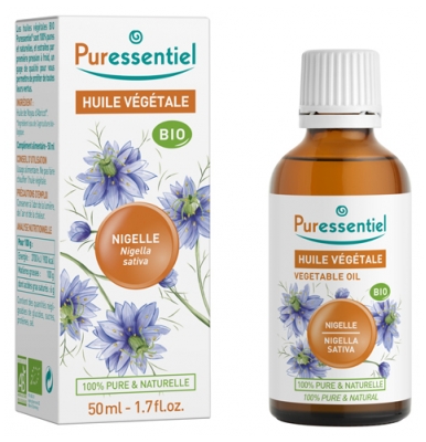 Puressentiel Nigella (Nigella Sativa) Organiczny Olej Roślinny 50 ml