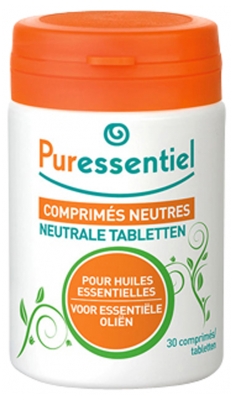 Puressentiel Neutral Tablets for Essential Oils 30 Tablets