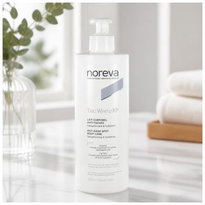Noreva Trio White XP Kūno pienelis nuo dėmių 400 ml