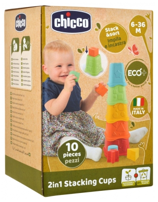 Chicco 2in1 Eco+ Stacking Cubes 6-36 Months