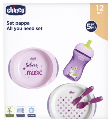 Chicco Cofre de Comida 12 Meses y + - Color: Rosa