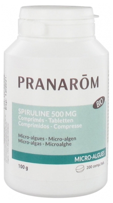 Pranarôm Spiruline 500 mg Bio 200 Comprimés