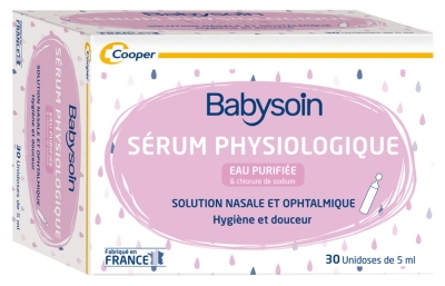 Cooper Babysoin Physiological Serum 30 Single Doses