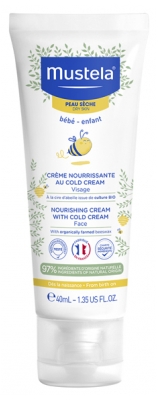 Mustela Krem Odżywczy dla Niemowląt i Dzieci z Cold Cream Skóra Sucha 40 ml