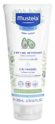 Mustela Gel Nettoyant 2en1 à l'Avocat 200 ml