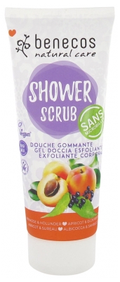 Benecos Shower Scrub Apricot and Elderberry 200 ml
