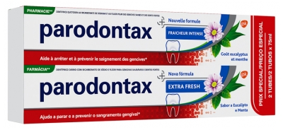 Parodontax Intensywnie Odświeżająca Pasta do Zębów Zestaw 2 x 75 ml