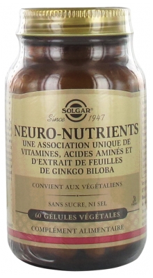 Solgar Neuro-Nutrients 60 Gélules Végétales