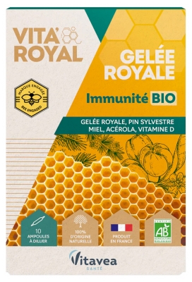 Vitavea Vita'Royal Immunity Royal Jelly Organic 10 Phials