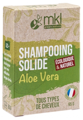 MKL Green Nature Shampoing Solide Aloe Vera Tous Types de Cheveux 65 g