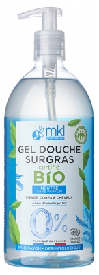 MKL Green Nature Rich Shower Gel Neutral Fragrance-Free Organic 1L