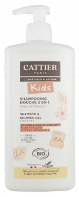Cattier Kids Champô e Gel de Banho 2em1 Perfume Flor de Marshmallow Bio 500 ml