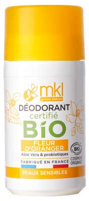 MKL Green Nature Organiczny Dezodorant z Kwiatem Pomarańczy 50 ml