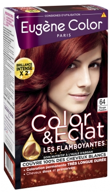 Eugène Color Color & Eclat - Les Flamboyantes Very Long Lasting Permanent Hair Colour - Hair Colour: 64 Passion Red