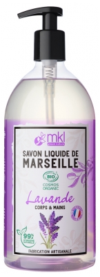 MKL Green Nature Savon Liquide de Marseille Lavande Bio 1 L
