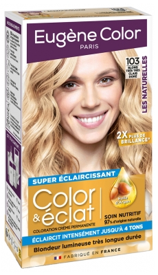 Eugène Color Color & Eclat - Les Naturelles Very Long Lasting Permanent Color - Hair Colour: 103 Very Very Light Golden Blond