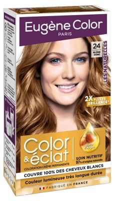 Eugène Color Color & Eclat - Les Naturelles Coloration Permanente Très Longue Durée - Coloration : 24 Blond Doré