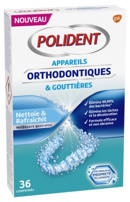 Polident Corega Aparaty i Nakładki Ortodontyczne 36 Tabletek