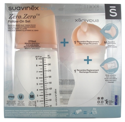 Suavinex Care Zero.Zero Follow-On Set 270 ml