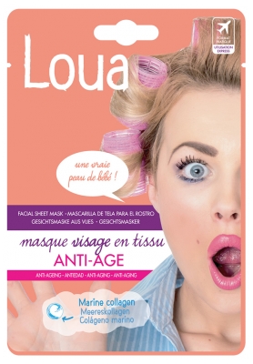 Loua Masque Visage en Tissu Anti-Âge 23 ml