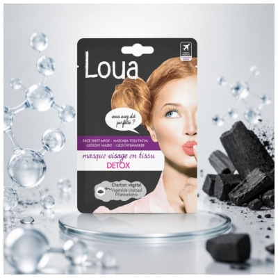 Loua Maschera Viso in Tessuto Detox 23 ml