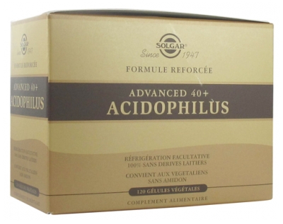 Solgar Advanced 40+ Acidophilus 120 Gélules Végétales