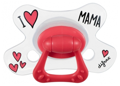 Difrax Natural I Love Soother 20 Months and + - Version: I Love Mama