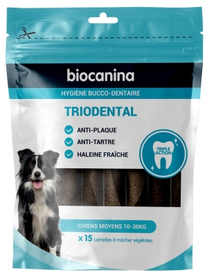 Biocanina Triodental Medium Dogs 15 Lamelle Vegetali