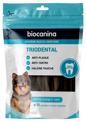 Biocanina Triodental Small Dogs 15 Lamelle Vegetali