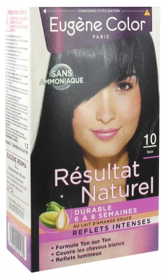 Eugène Color Natural Result Ammonia Free Color - Hair Colour: 10 Black