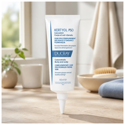 Ducray Kertyol P.S.O. Tiiviste vartalolle ja päänahalle 100 ml