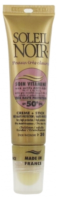 Soleil Noir Adults and Children Vitamin Care Cream SPF50 20ml + Stick SPF30 2g